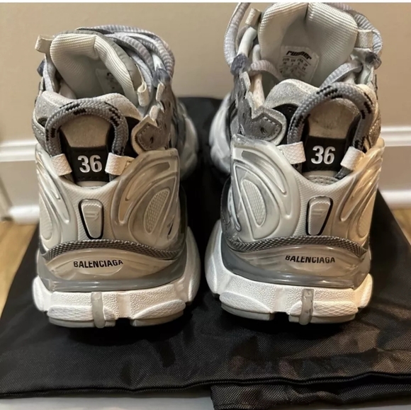 Balenciaga Nylon Runners/Grey/White/Black SZ 36 - Picture 2 of 3